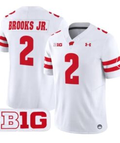 Chris Brooks Jr Jersey #2 Wisconsin Badgers 2026 Vapor All Stitched by My Store NCAA Football Jerseys