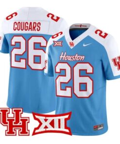 Cougars Jersey #26 Houston Cougars 2026 Football Limited All Stitched by My Store NCAA Football Jerseys