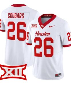 Cougars Jersey #26 Houston Cougars 2026 Football Limited All Stitched by My Store NCAA Football Jerseys