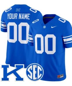 CustomKentuckyWildcatsJersey2026PowerKPatchFootballLimitedStitched - Malcom Terry Custom Kentucky Wildcats Jersey 2026 Power K Patch Football Limited Stitched by My Store NCAA Football Jerseys