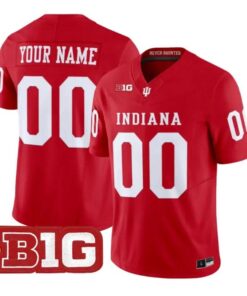 Custom_Indiana_Hoosiers_Jersey_Name_and_Number_2026_Vapor_Stitched_Crimson - Malcom Terry Custom Indiana Hoosiers Jersey Name and Number 2026 Vapor Stitched by My Store NCAA Football Jerseys