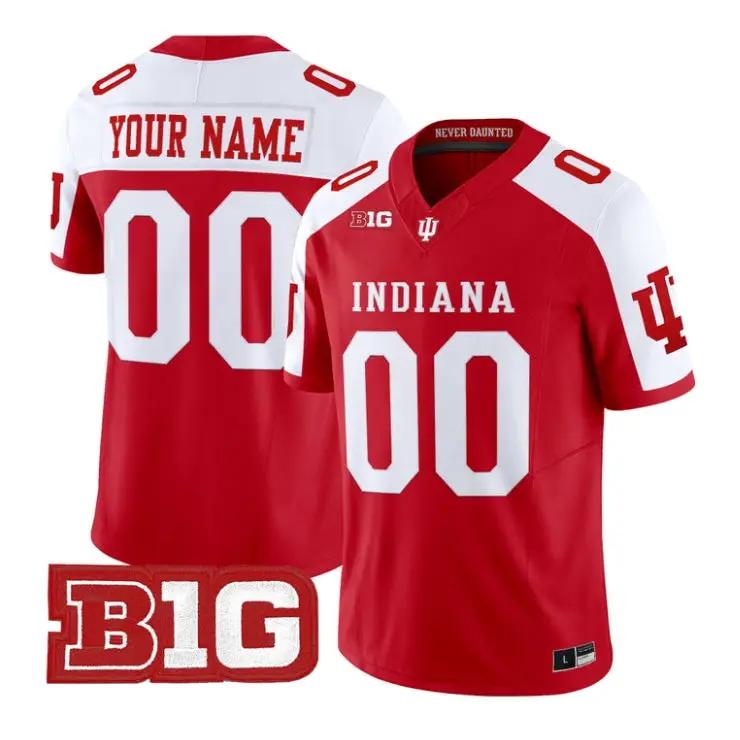 Custom_Indiana_Hoosiers_Jersey_Name_and_Number_2026_Vapor_Stitched_Crimson_Alter - Malcom Terry Custom Indiana Hoosiers Jersey Name and Number 2026 Vapor Stitched by My Store NCAA Football Jerseys