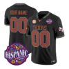 Custom Texas Longhorns Jersey 2026 Latino Heritage Month Vapor Stitched by My Store NCAA Football Jerseys