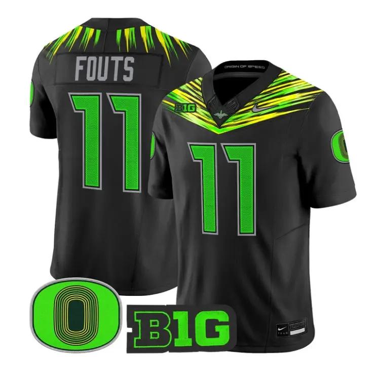 Dan Fouts Jersey #11 Oregon Ducks 2026 Origin of Speed Vapor Limited Stitched by My Store NCAA Football Jerseys