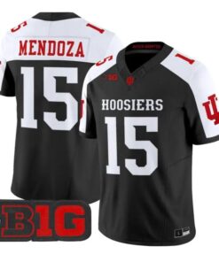 Fernando_Mendoza_Jersey_15_Indiana_Hoosiers_2026_Limited_Stitched_Black_Alter - Malcom Terry Fernando Mendoza Jersey #15 Indiana Hoosiers 2026 Limited Stitched by My Store NCAA Football Jerseys