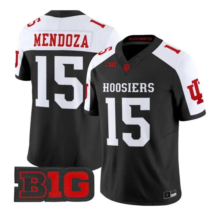 Fernando Mendoza Jersey #15 Indiana Hoosiers 2026 Limited Stitched by My Store NCAA Football Jerseys