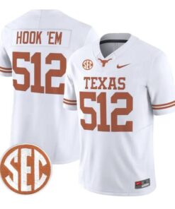 Hook 'Em Jersey #512 Texas Longhorns 2026 Football Limited Stitched by My Store NCAA Football Jerseys