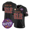 Hook 'Em Jersey #512 Texas Longhorns 2026 Latino Heritage All Stitched by My Store NCAA Football Jerseys