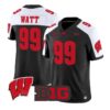 J.J. Watt Jersey #99 Wisconsin Badgers 2026 Vapor Limited Stitched by My Store NCAA Football Jerseys