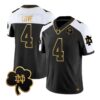 Jeremiyah Love Jersey #4 Notre Dame Fighting Irish 2026 Stitched by My Store NCAA Football Jerseys