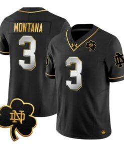 Joe Montana Jersey #3 Notre Dame Fighting Irish 2026 All Stitched by My Store NCAA Football Jerseys