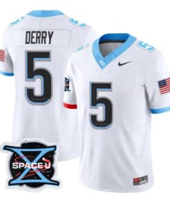 Josh Derry Jersey #5 UCF Knights 2026 Mission X Football Vapor Limited Stitched by My Store NCAA Football Jerseys