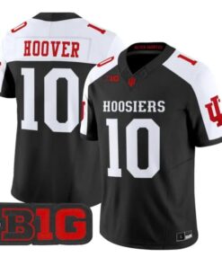 Josh_Hoover_Jersey_10_Indiana_Hoosiers_2026_Football_All_Stitched_Black_Alter - Malcom Terry Josh Hoover Jersey #10 Indiana Hoosiers 2026 Football All Stitched by My Store NCAA Football Jerseys