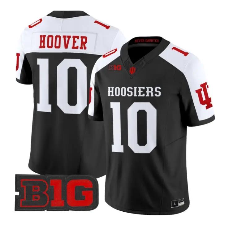 Josh_Hoover_Jersey_10_Indiana_Hoosiers_2026_Football_All_Stitched_Black_Alter - Malcom Terry Josh Hoover Jersey #10 Indiana Hoosiers 2026 Football All Stitched by My Store NCAA Football Jerseys