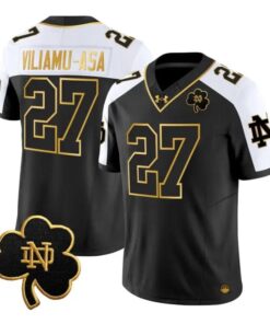 Kyngstonn Viliamu-Asa Jersey #27 Notre Dame Fighting Irish 2026 by My Store NCAA Football Jerseys