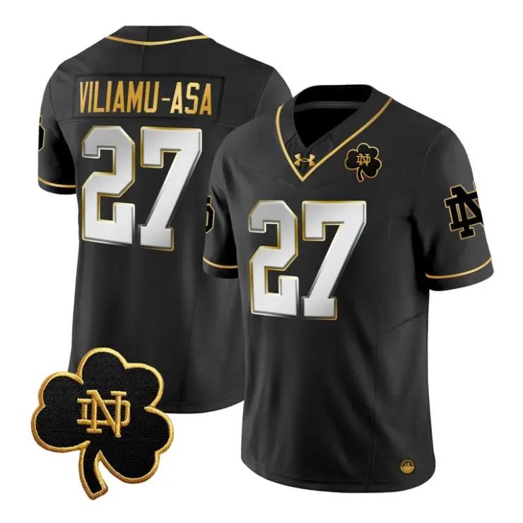 Kyngstonn Viliamu-Asa Jersey #27 Notre Dame Fighting Irish 2026 by My Store NCAA Football Jerseys