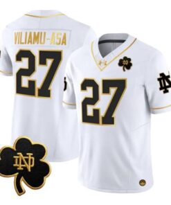Kyngstonn Viliamu-Asa Jersey #27 Notre Dame Fighting Irish 2026 by My Store NCAA Football Jerseys