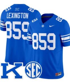 LexingtonJersey_859KentuckyWildcatsPowerKPatchVaporLimitedAllStitched - Malcom Terry Lexington Jersey #859 Kentucky Wildcats Power K Patch Vapor Limited All Stitched by My Store NCAA Football Jerseys