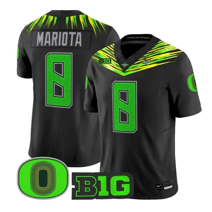 Marcus Mariota Jersey #8 Oregon Ducks 2026 Origin of Speed Vapor Limited Stitched by My Store NCAA Football Jerseys