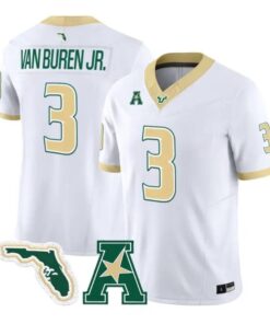 Michael Van Buren Jr Jersey #3 South Florida Bulls 2026 Vapor Limited Stitched by My Store NCAA Football Jerseys