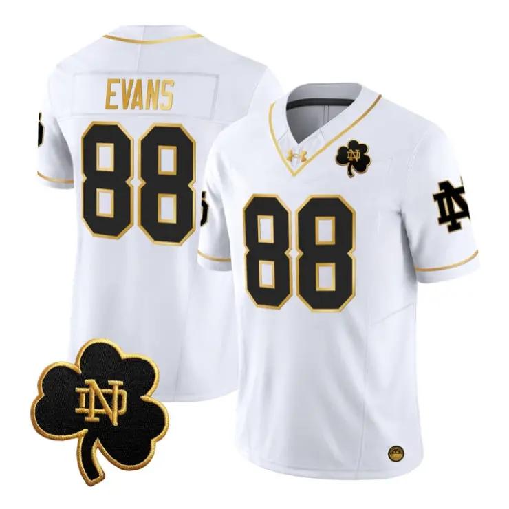 Mitchell Evans Jersey #88 Notre Dame Fighting Irish 2026 Stitched by My Store NCAA Football Jerseys