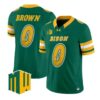 Preston Brown Jersey #0 North Dakota State Bison 2026 Code Green Vapor Stitched by My Store NCAA Football Jerseys