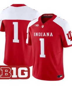 Team_Jersey_1_Indiana_Hoosiers_2026_Football_Limited_All_Stitched_Crimson_Alter - Malcom Terry Team Jersey #1 Indiana Hoosiers 2026 Football Limited All Stitched by My Store NCAA Football Jerseys