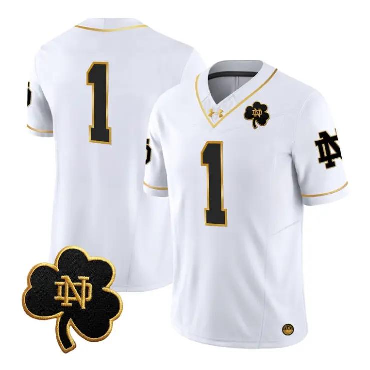 Team Jersey #1 Notre Dame Fighting Irish 2026 Vapor All Stitched by My Store NCAA Football Jerseys