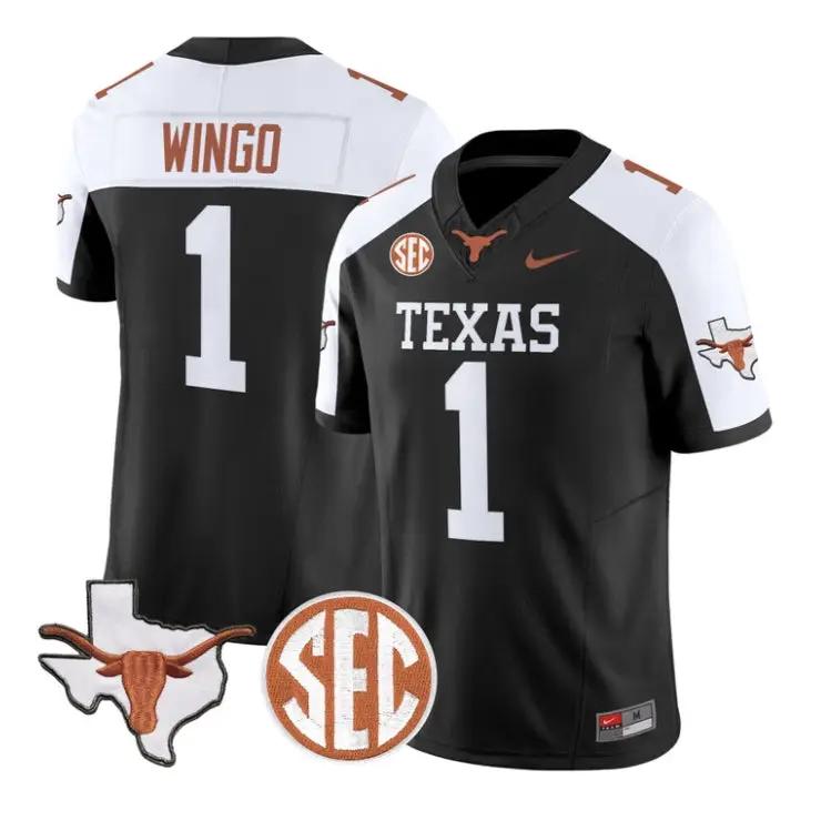Team_Jersey_1_Texas_Longhorns_2026_Football_Vapor_Limited_Stitched_Black_Alter - Malcom Terry Team Jersey #1 Texas Longhorns 2026 Football Vapor Limited Stitched by My Store NCAA Football Jerseys