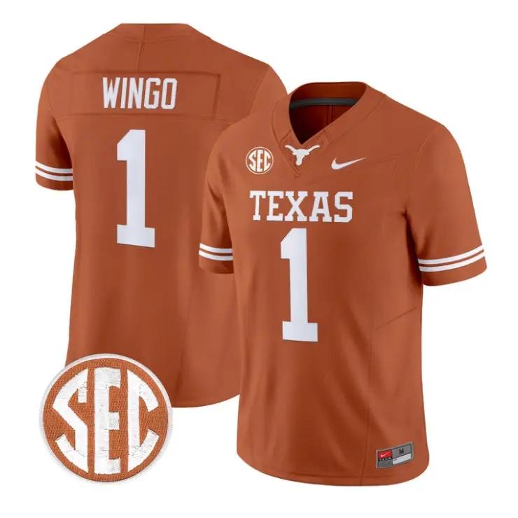 Team_Jersey_1_Texas_Longhorns_2026_Football_Vapor_Limited_Stitched_Orange - Malcom Terry Team Jersey #1 Texas Longhorns 2026 Football Vapor Limited Stitched by My Store NCAA Football Jerseys