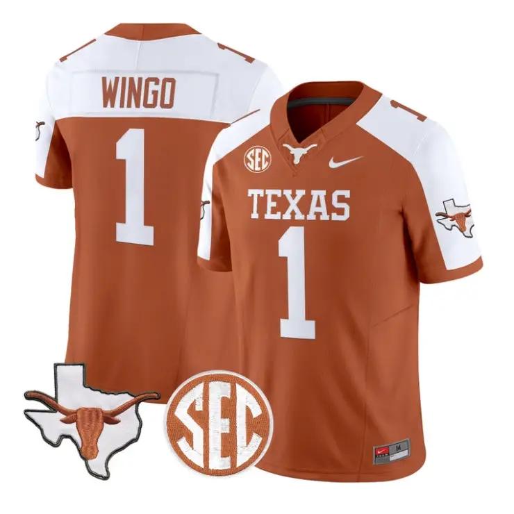 Team_Jersey_1_Texas_Longhorns_2026_Football_Vapor_Limited_Stitched_Orange_Alter - Malcom Terry Team Jersey #1 Texas Longhorns 2026 Football Vapor Limited Stitched by My Store NCAA Football Jerseys