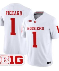 Turbo Richard Jersey #1 Indiana Hoosiers 2026 Limited All Stitched by My Store NCAA Football Jerseys