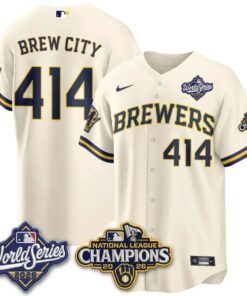 Brew City Jersey #414 Milwaukee Brewers 2026 NL Champions Vapor Stitched