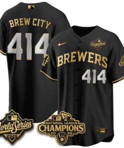 Brew City Jersey #414 Milwaukee Brewers 2026 NL Champions Vapor Stitched
