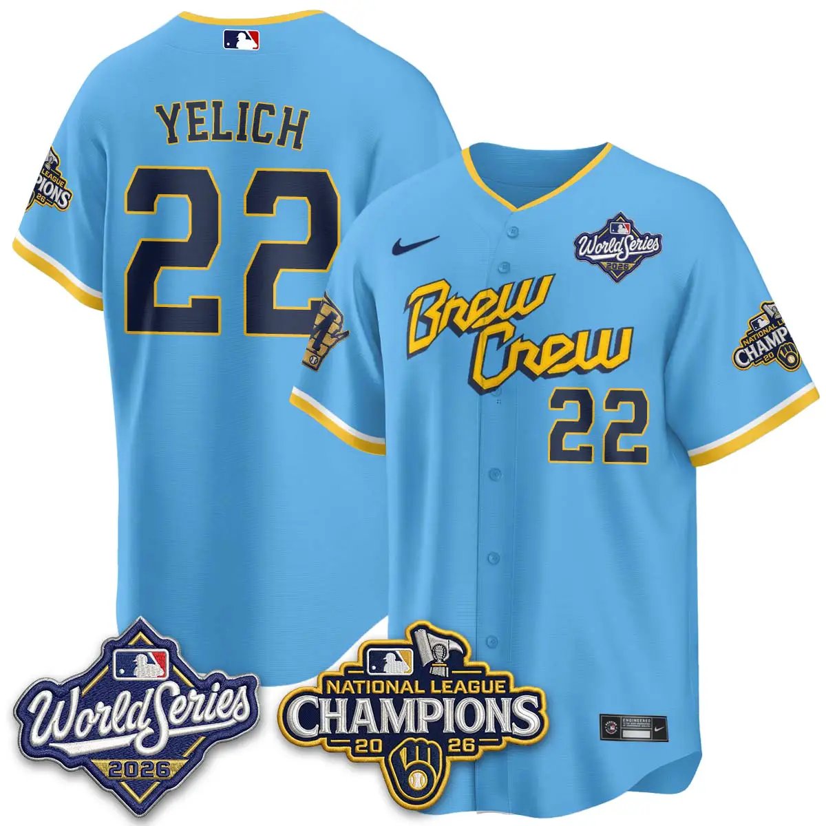 christian-yelich-jersey-22-milwaukee-brewers-2026-nl-champions-vapor-stitched-03 - Malcom Terry Christian Yelich Jersey #22 Milwaukee Brewers 2026 NL Champions Vapor Stitched