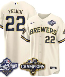 christian-yelich-jersey-22-milwaukee-brewers-2026-nl-champions-vapor-stitched-04 - Malcom Terry Christian Yelich Jersey #22 Milwaukee Brewers 2026 NL Champions Vapor Stitched