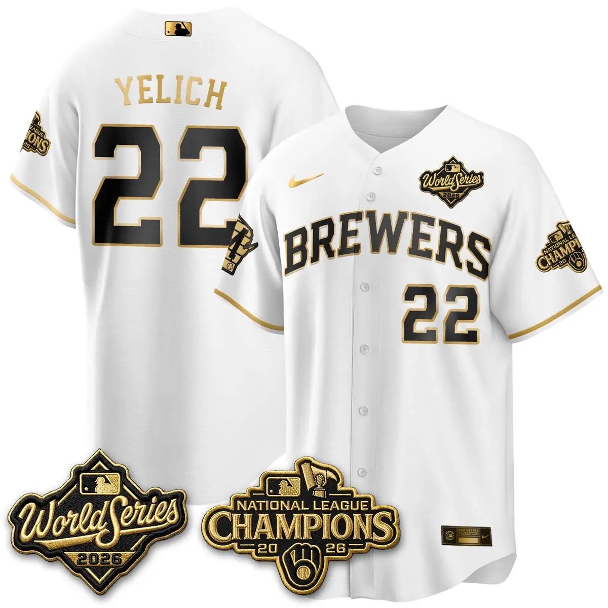 christian-yelich-jersey-22-milwaukee-brewers-2026-nl-champions-vapor-stitched-05 - Malcom Terry Christian Yelich Jersey #22 Milwaukee Brewers 2026 NL Champions Vapor Stitched