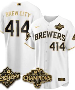 Brew City Jersey #414 Milwaukee Brewers 2026 NL Champions Vapor Stitched