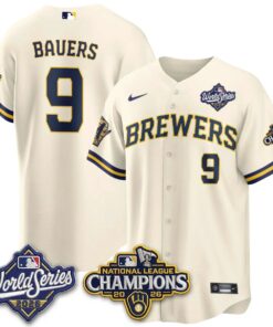 jake-bauers-jersey-9-milwaukee-brewers-2026-nl-champions-vapor-stitched-04 - Malcom Terry Jake Bauers Jersey #9 Milwaukee Brewers 2026 NL Champions Vapor Stitched